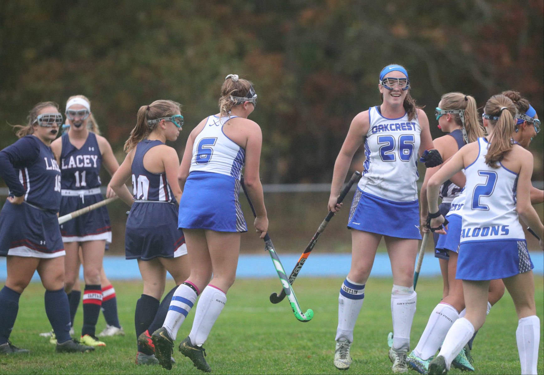 Lacey vs Oakcrest Field Hockey game